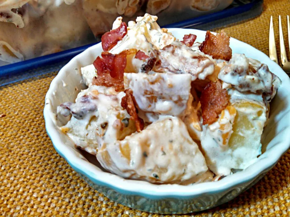 Loaded Baked Potato Salad|Sashi Steinerさん