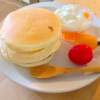 Snapdishの料理写真:米粉のパンケーキ|Samuさん