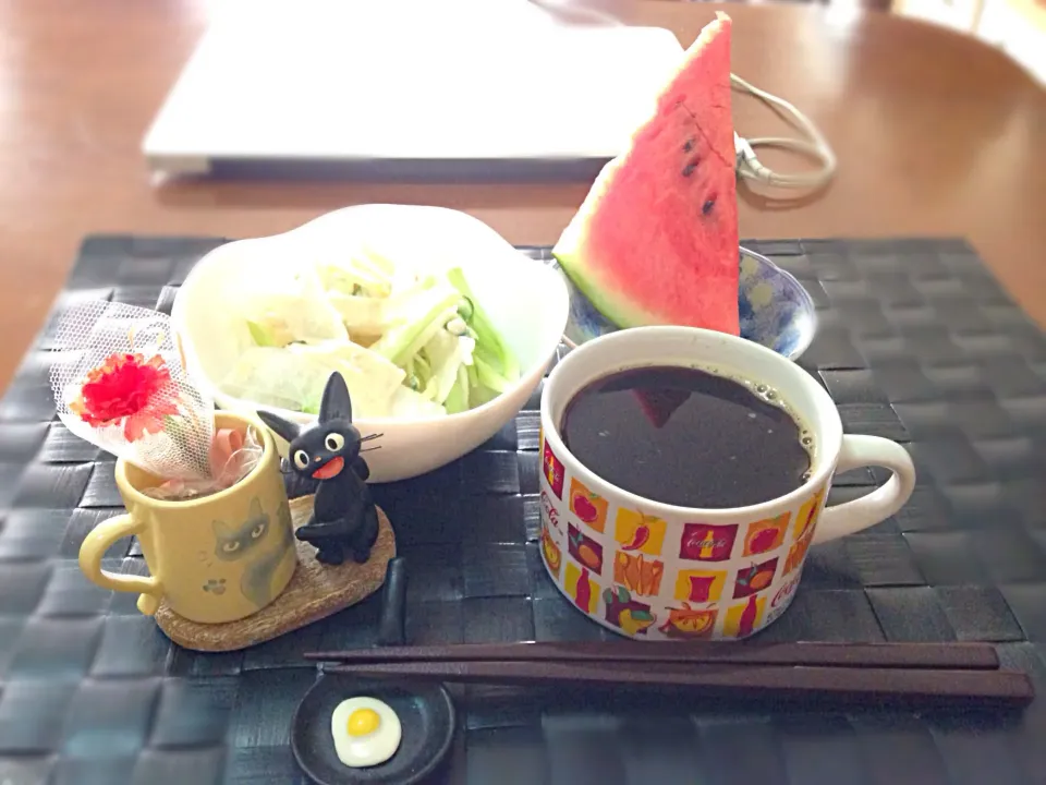 西瓜🍉＆サラダ☕️|マニラ男さん