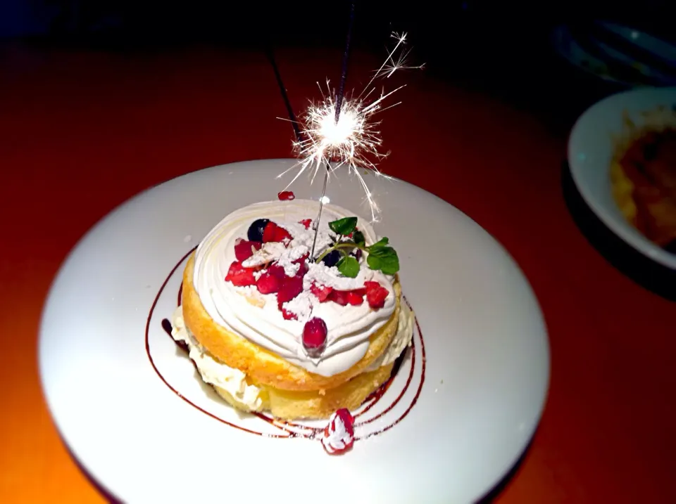 Snapdishの料理写真:birthday cake♥︎♥︎♥︎|chibidomさん