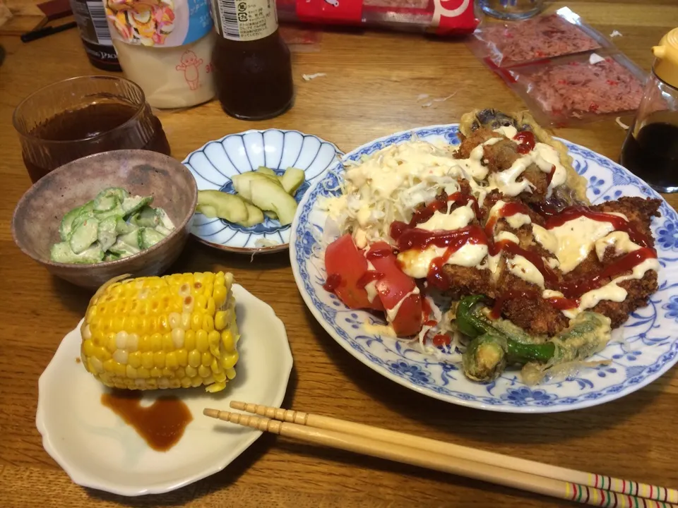 晩御飯😋|たろうさん