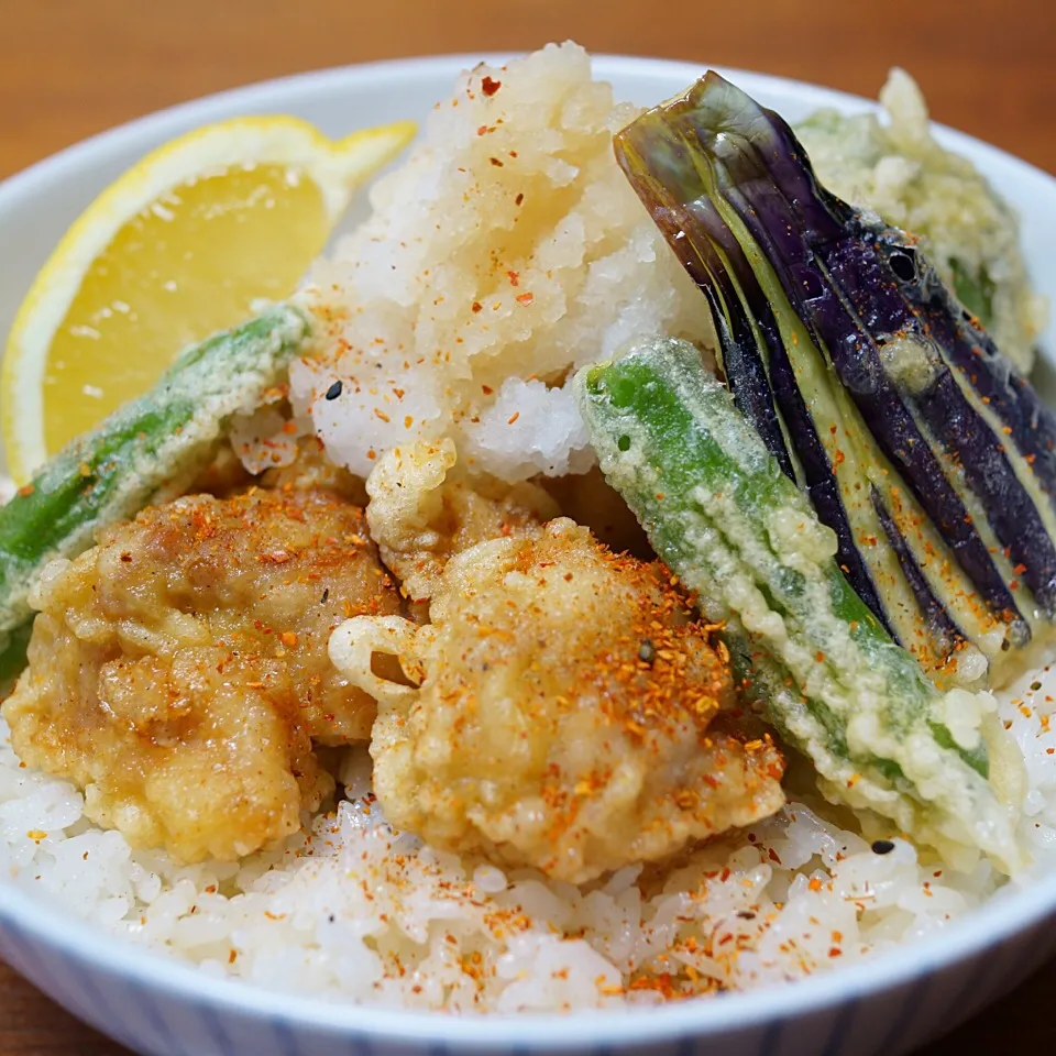 和風おろしとり天丼|キヨシュンさん