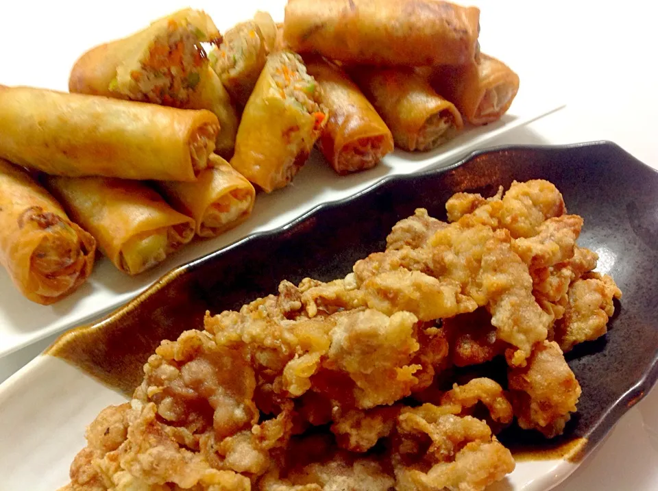 lumpia and karage|Qchannel Tachifujiさん