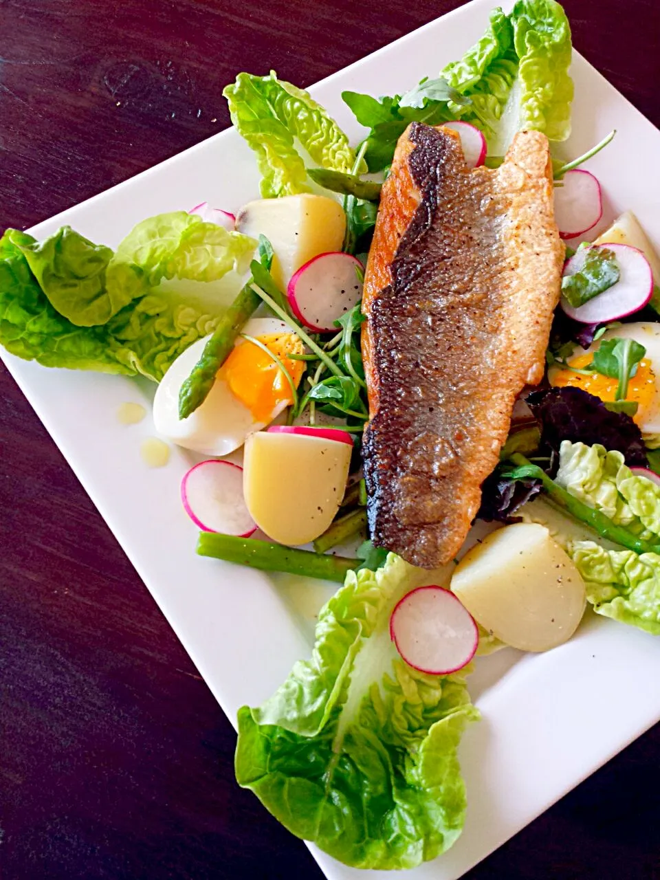 Pan fried crispy sea bass salad|Kathy Lim-Smallさん