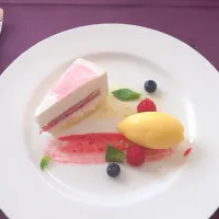 チーズケーキとゆずアイス|武内さん