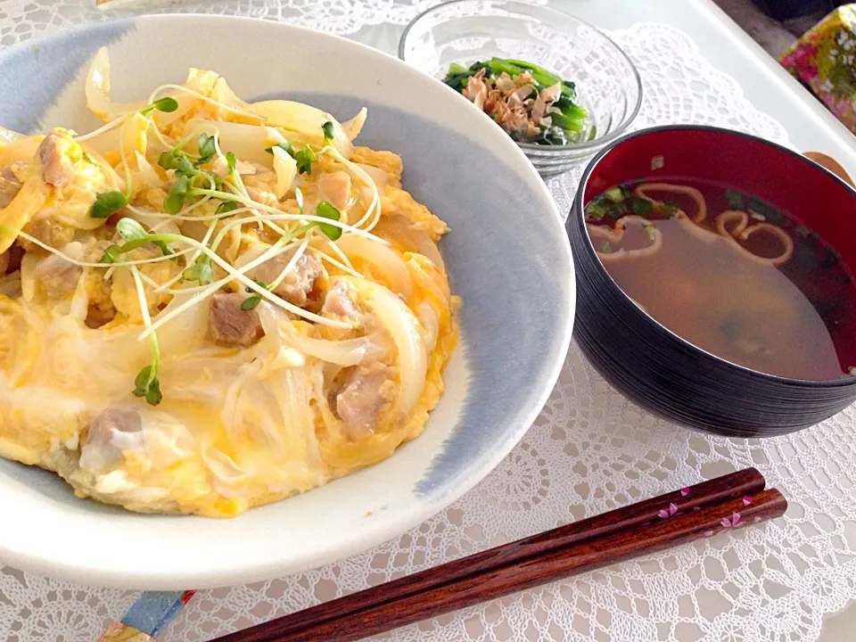 親子丼♡( ´ ▽ ` )ﾉ|アッキーナ☆さん