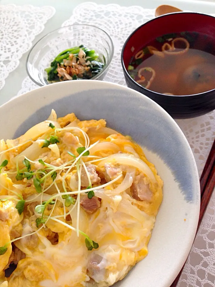 親子丼♡( ´ ▽ ` )ﾉ|アッキーナ☆さん