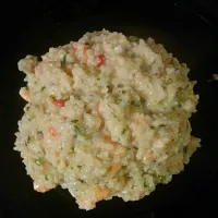 prawn risotto with prarsley and parmisian|Irene Chiocchiaさん