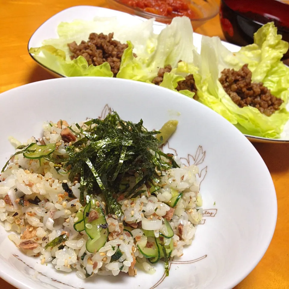 サンマ蒲焼缶で混ぜご飯|カウンター嬢さん