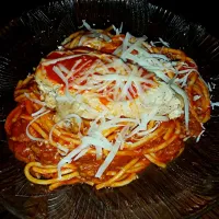 Meat Spaghetti & Chicken Parmesan|Gabby Valladolidさん