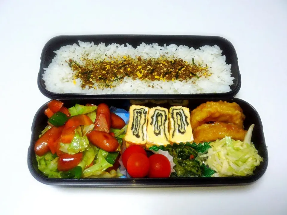 Snapdishの料理写真:野菜炒め弁当☆|Michiko  Arakiさん