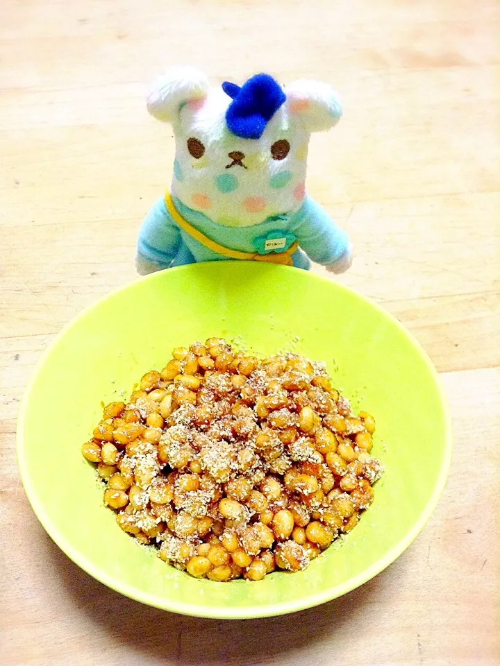 大豆の炒め物 ヨシダのソース味|かずきっちんさん