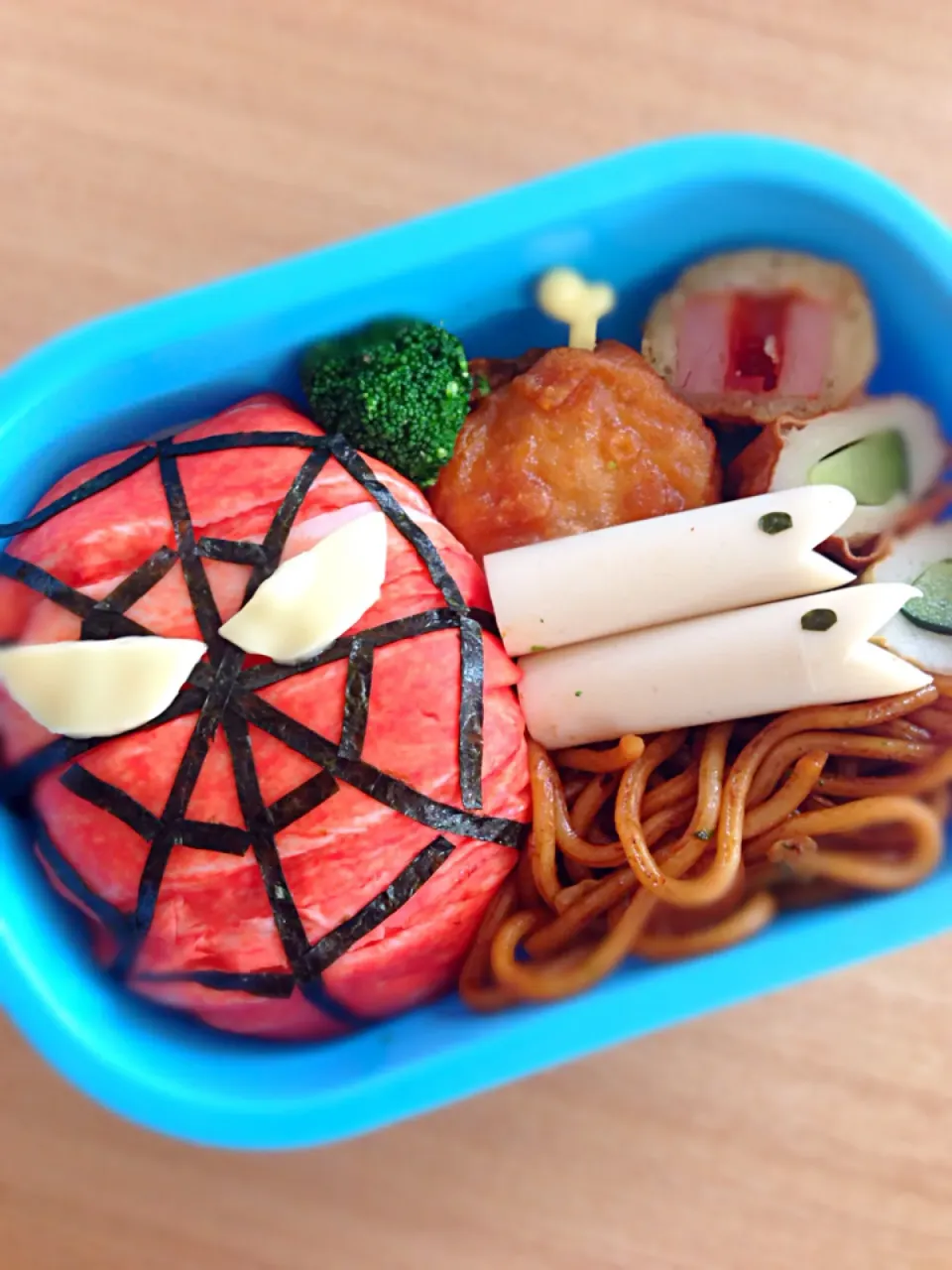 スパイダーマン弁当②|奥泉いづみさん