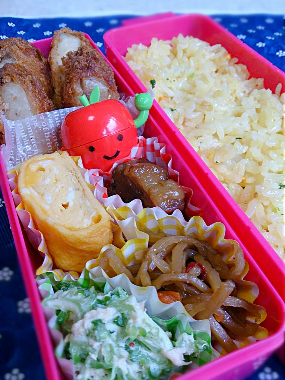 Snapdishの料理写真:ぶぅぶぅ弁当～(^00^)|yu.uyさん