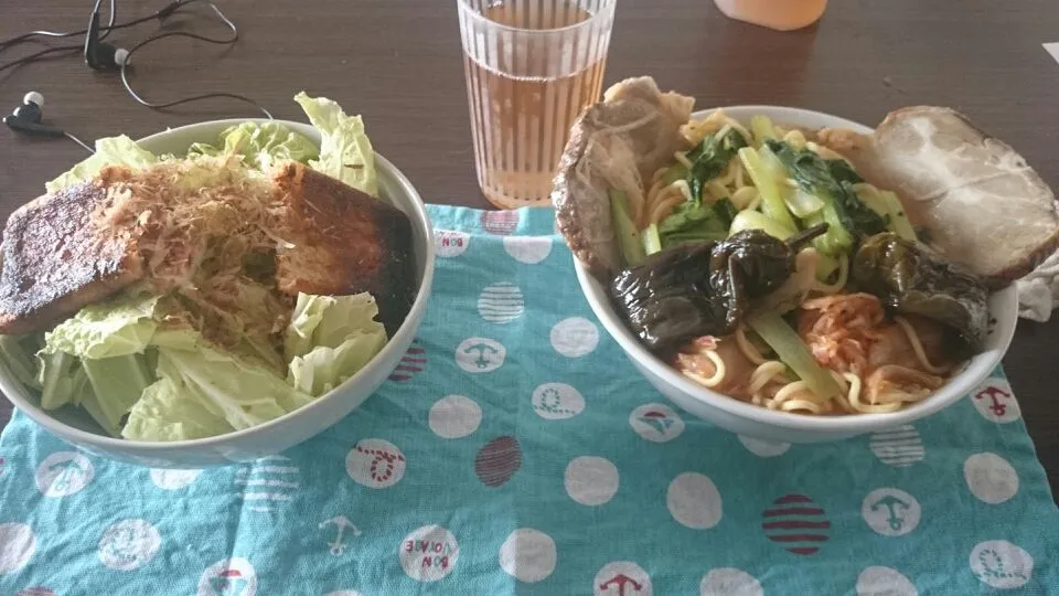 キムチラーメン
白菜のサラダ～焼き油揚げを添えて～|Daiさん