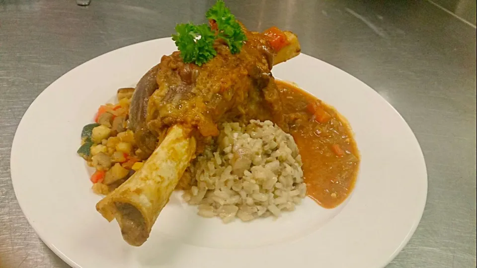 Lamb Shank stew with Mushroom Risotto|Kvy Ongさん