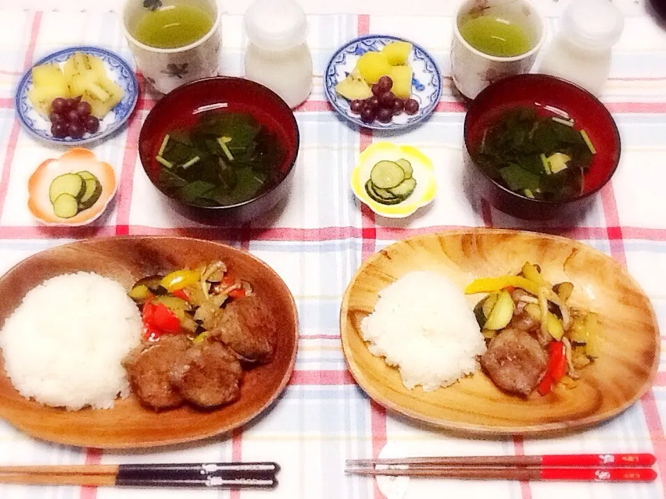 Snapdishの料理写真:晩ご飯(=･ω･=)(=･ω･=)～♪|さとう かおりさん