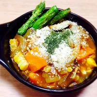 Snapdishの料理写真:夏野菜カレー|Satanさん