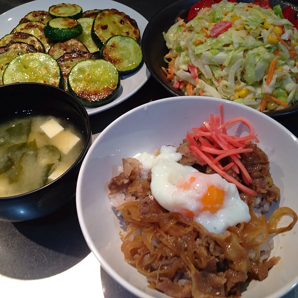 牛丼&コールスローサラダ|seiko Oさん