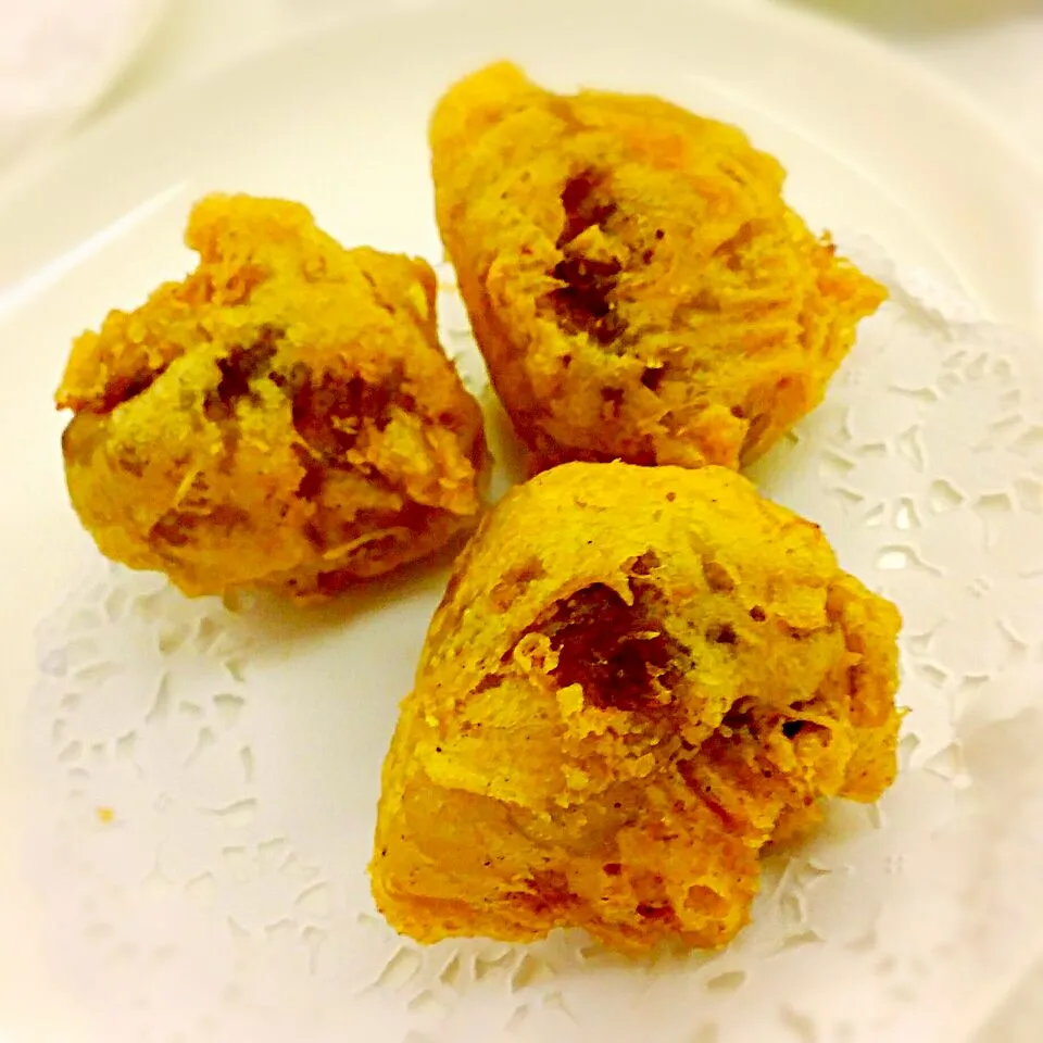 fried banana + red bean... #dimsum|princessjoさん