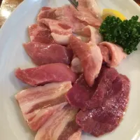 やんばる島豚の焼肉盛合せ|ジョルジョさん