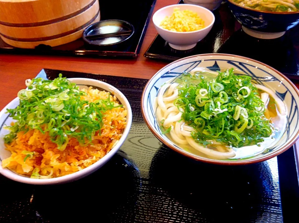 かけうどん&なんちゃって天丼|TORUさん