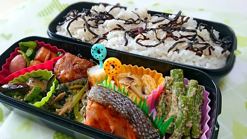 Snapdishの料理写真:2014/07/24のお弁当|めぐっぺさん