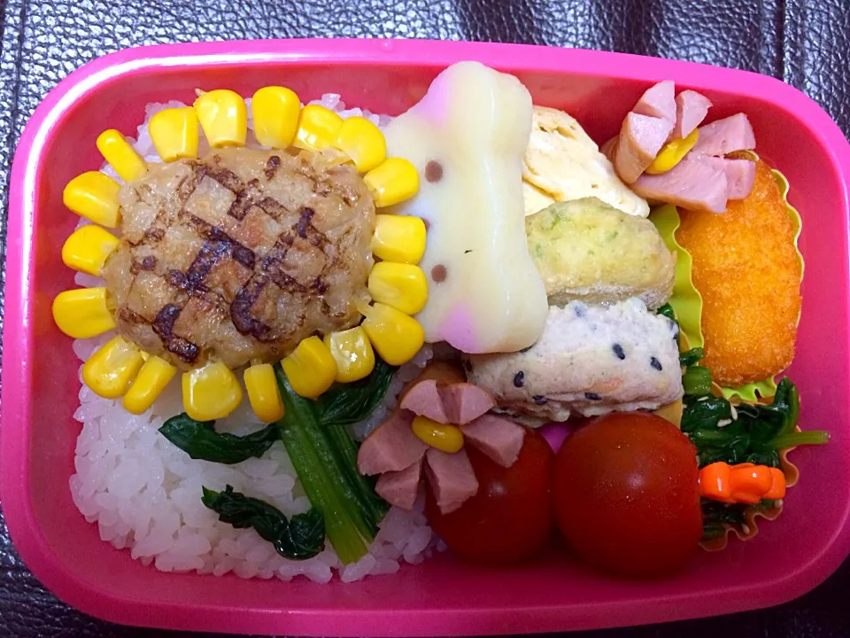 夏休み3日目学童弁当〜猛暑といえばヒマワリでしょ〜|こむぎさん