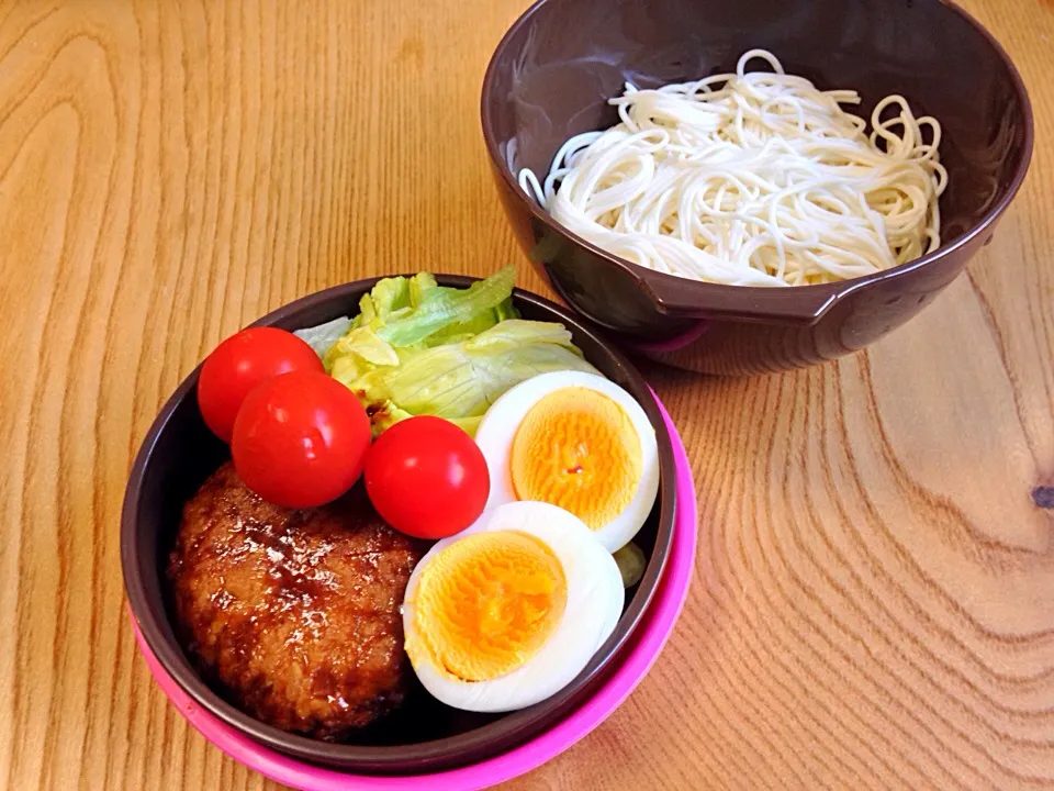 素麺ハンバーグ弁当、、|Yukie  Toriseさん