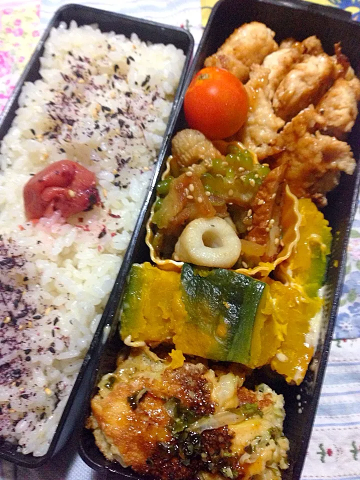 鶏洋風つくね弁当|ゆかりすさん