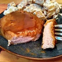 Mustard BBQ Sauce Glazed Pork|Sashi Steinerさん