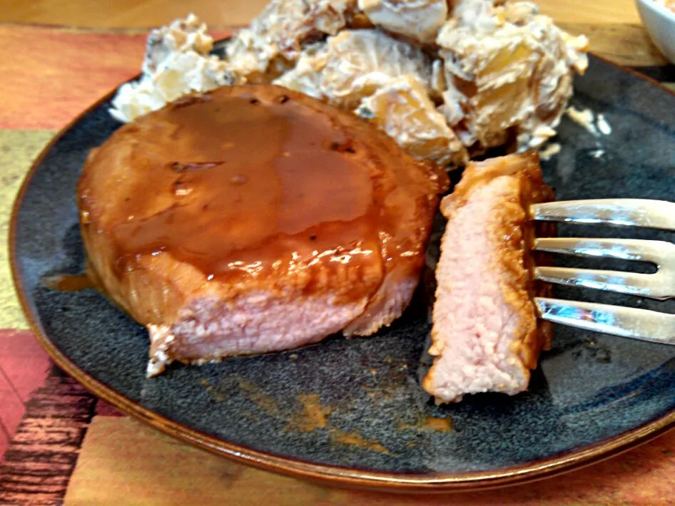 Mustard BBQ Sauce Glazed Pork|Sashi Steinerさん