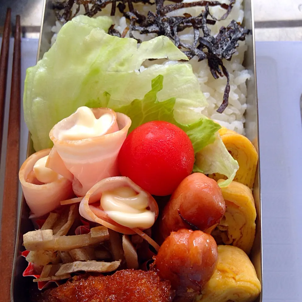 Snapdishの料理写真:Tonight's bento.今夜の弁当|JUNJUNさん