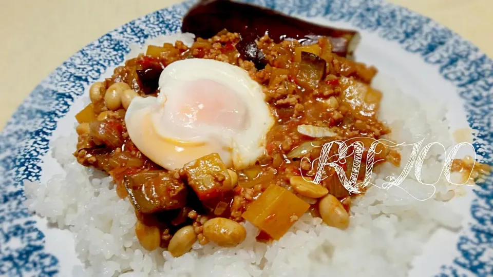 野菜と豆いっぱいのキーマカレー|りえぞ～さん