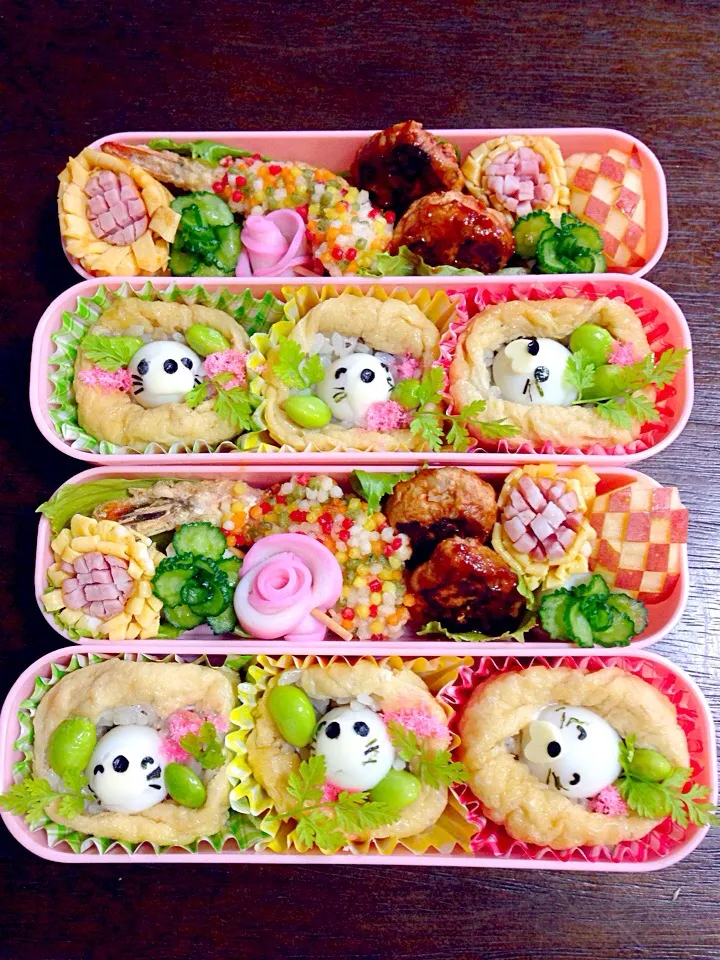 夏休み初日（≧∇≦）お預かり弁当❤️|富士子🍒🐰🍓さん