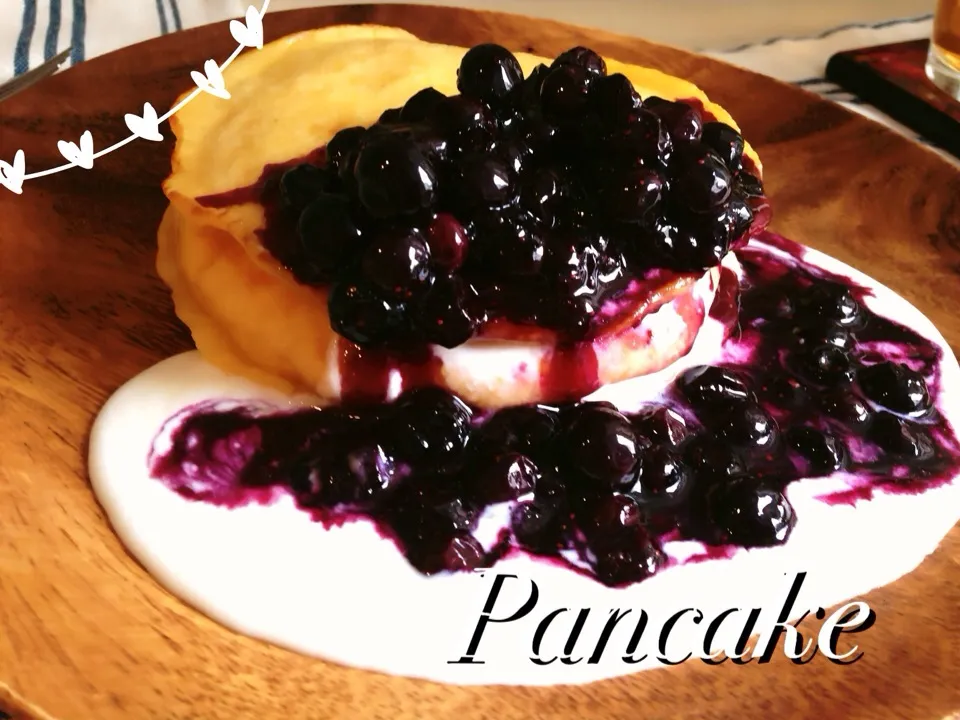 Pancake Blueberry|かおりんさん