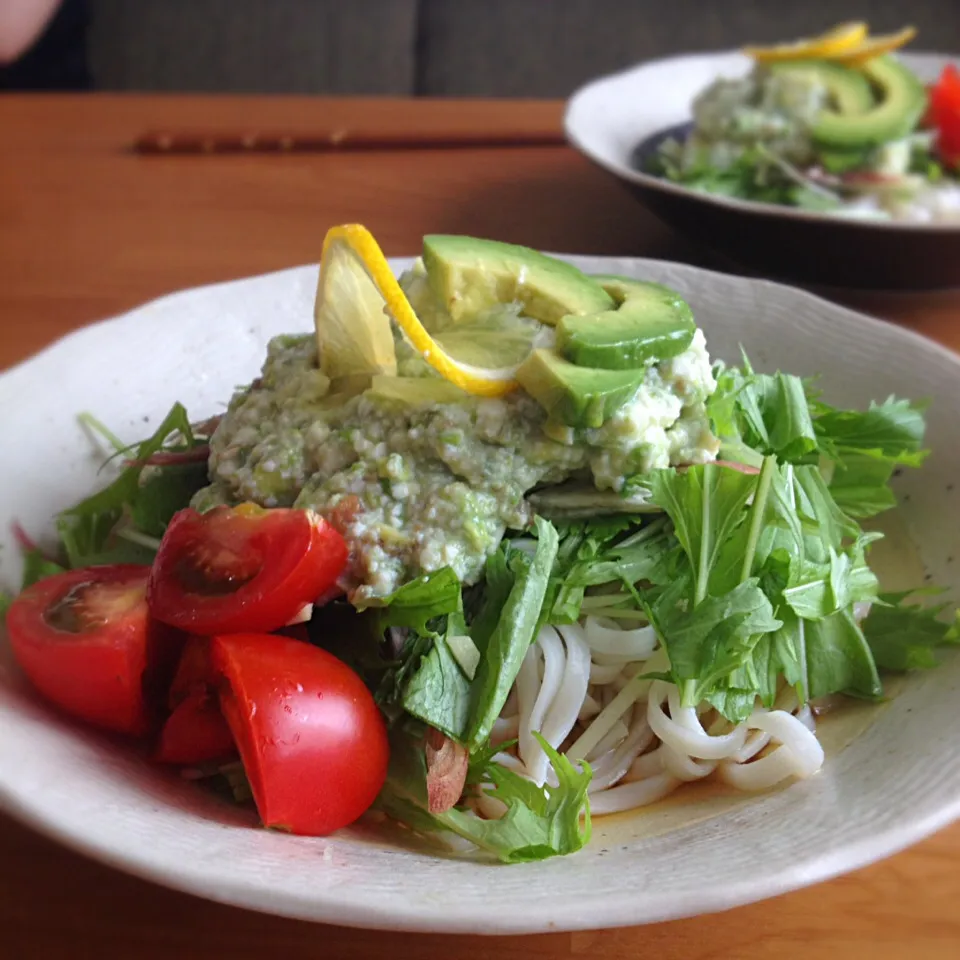 hi-ra（ひいら）さんの料理 『アボカド豆腐と薬味いっぱいの夏麺』|さちこ(さがねっち)さん