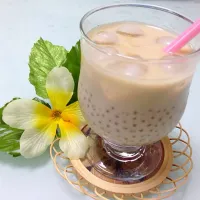 Cafe au lait with tapioca|rubyjaneさん