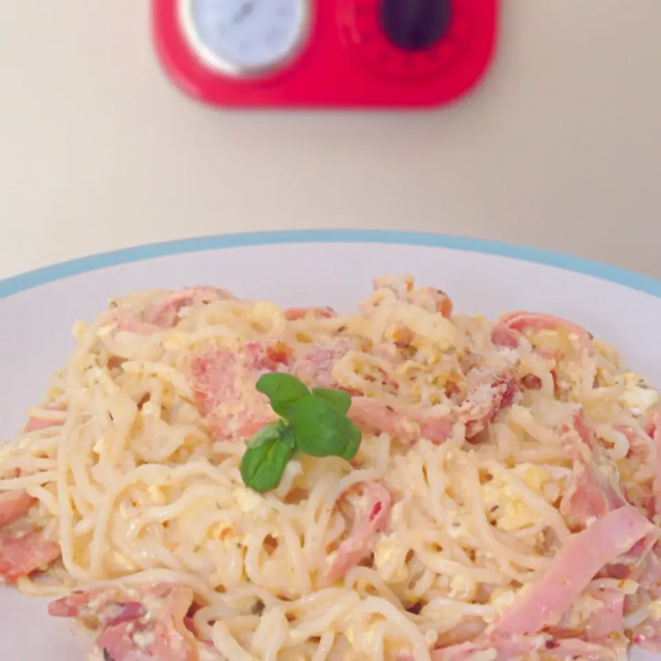 Konjac Carbonara #lowcarb #keto #lchf|Carla Arendさん