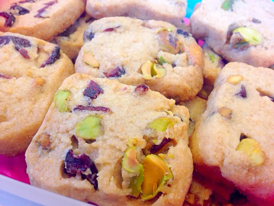 Pistachio Cranberry Wheat Cookie|Mich Liowさん