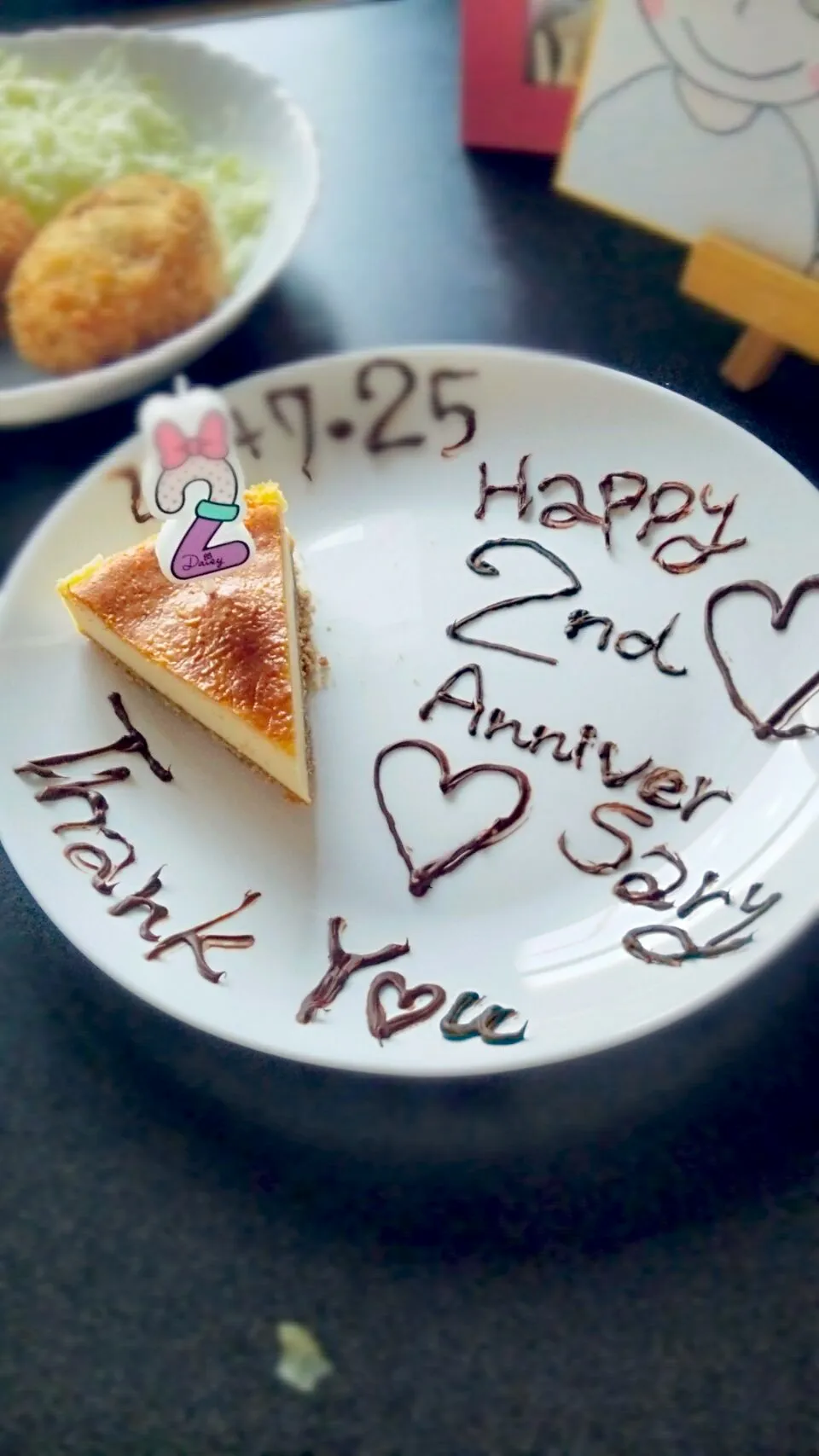 #２年記念日 #チーズケーキ|もちもちママさん