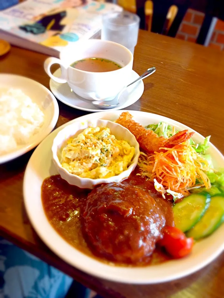 ハンバーグランチ|もちゆみさん