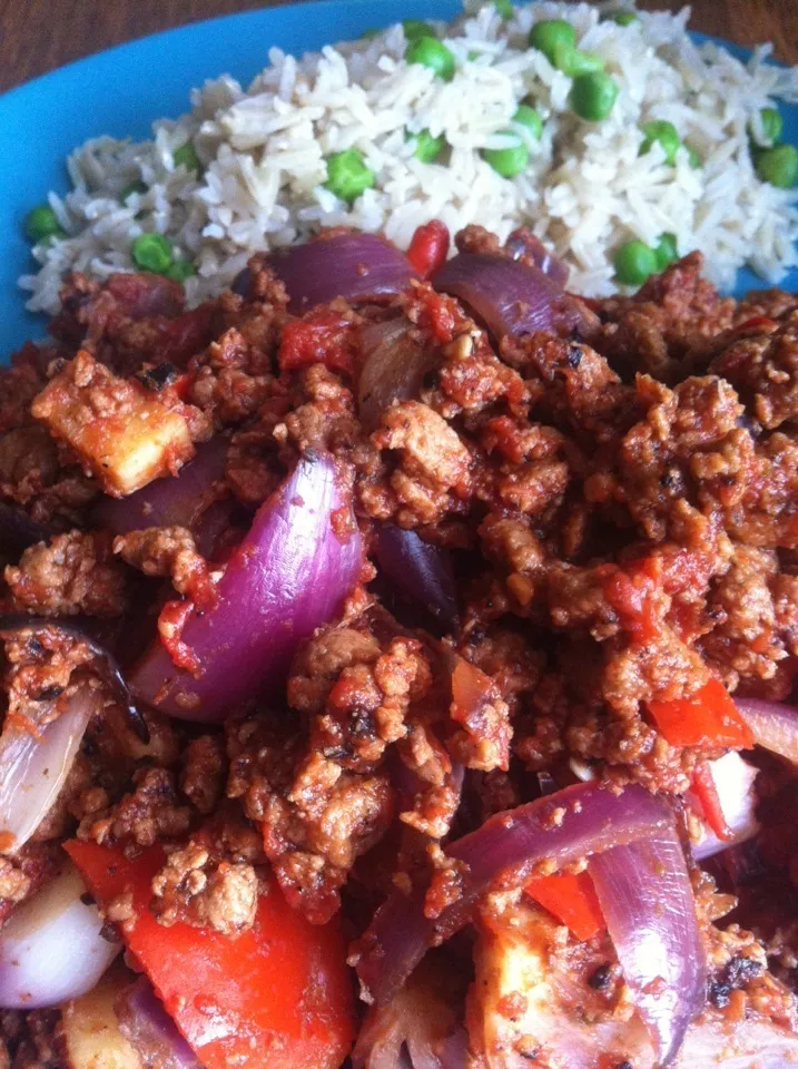 Quorn veggie chilli mince & rice|Nick Hiderさん