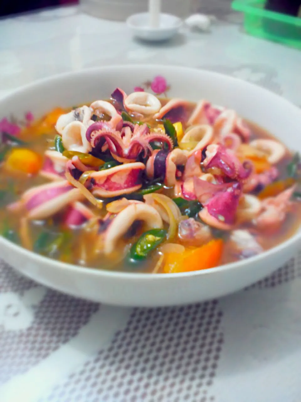 sontong lombok hijau

( squid green chilli)|Citra Indahさん