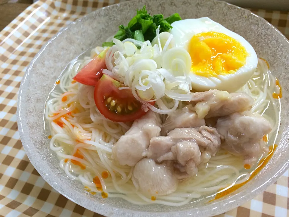 塩ぶっかけそうめん|cyatoさん