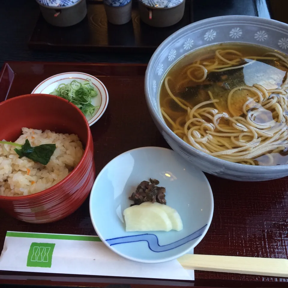 Snapdishの料理写真:にしん蕎麦セット|SasaMasa213さん