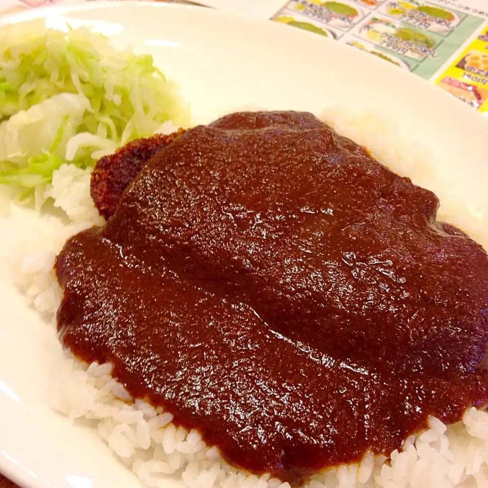 Snapdishの料理写真:ビーフヒレかつめし KATSUMESHI of beef fin|JUNJUNさん