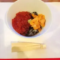 Snapdishの料理写真:ウニいくら丼|ayamitoyodaさん