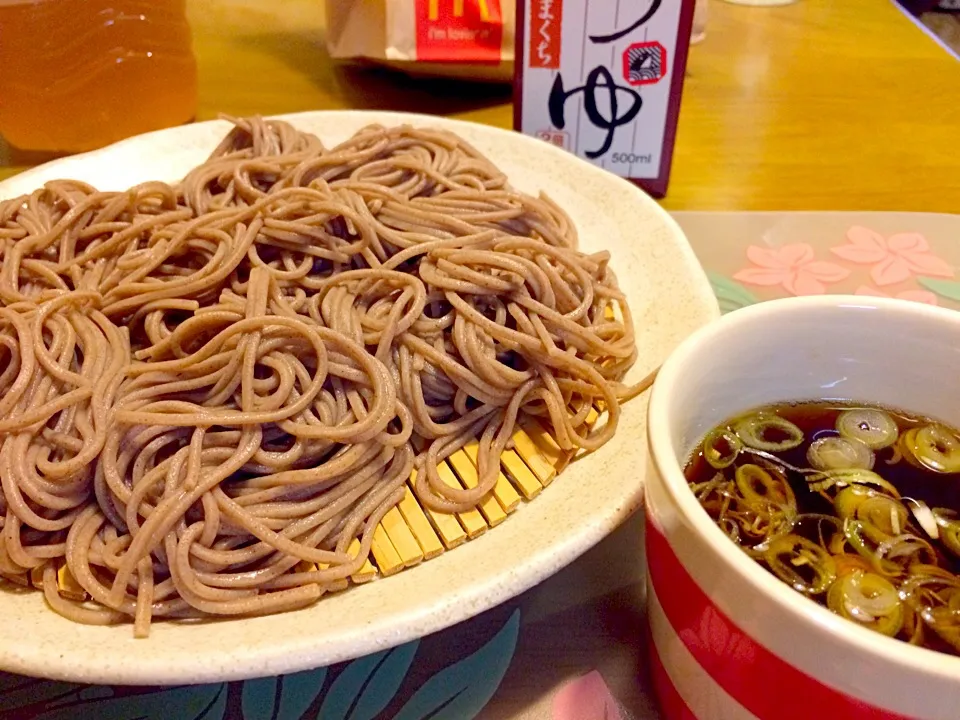 Snapdishの料理写真:お蕎麦で夕食🍚🍚|かずみさん