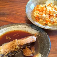 鯛の煮付けと炒り豆腐|越塚優佳さん